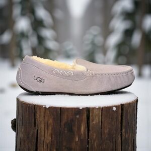 UGG Light Gray Slip-On Loafers